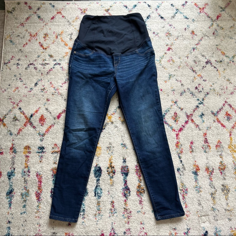 Isabel crossover panel maternity jeans